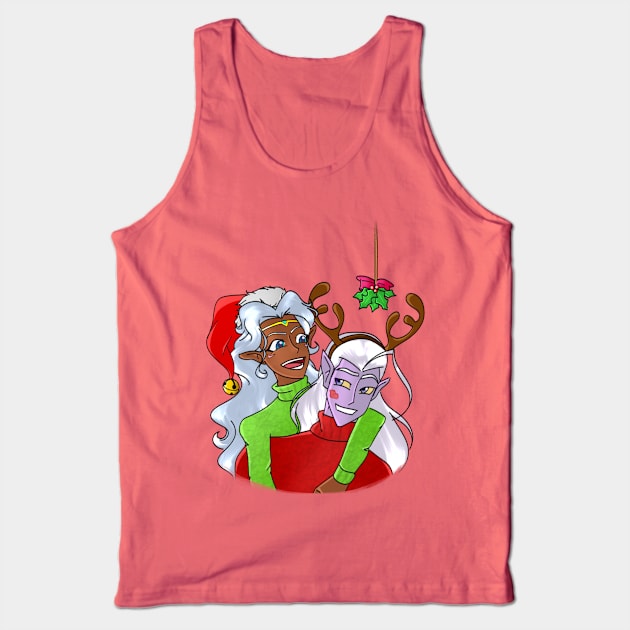 Lotura - Christmas Kiss Tank Top by AniMagix101